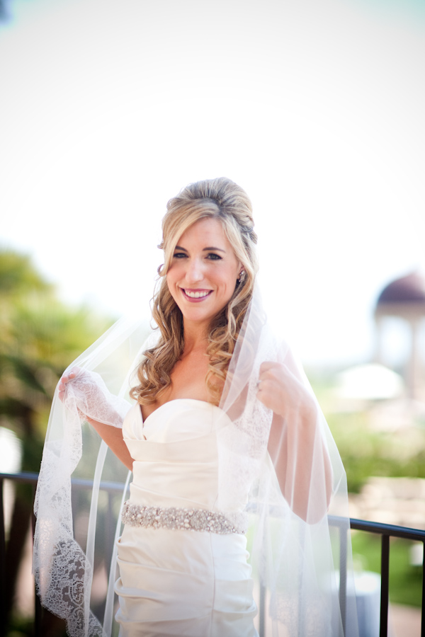 beautiful bride with mantilla veil - photo by Los Angeles wedding photographer Jay Lawrence Goldman